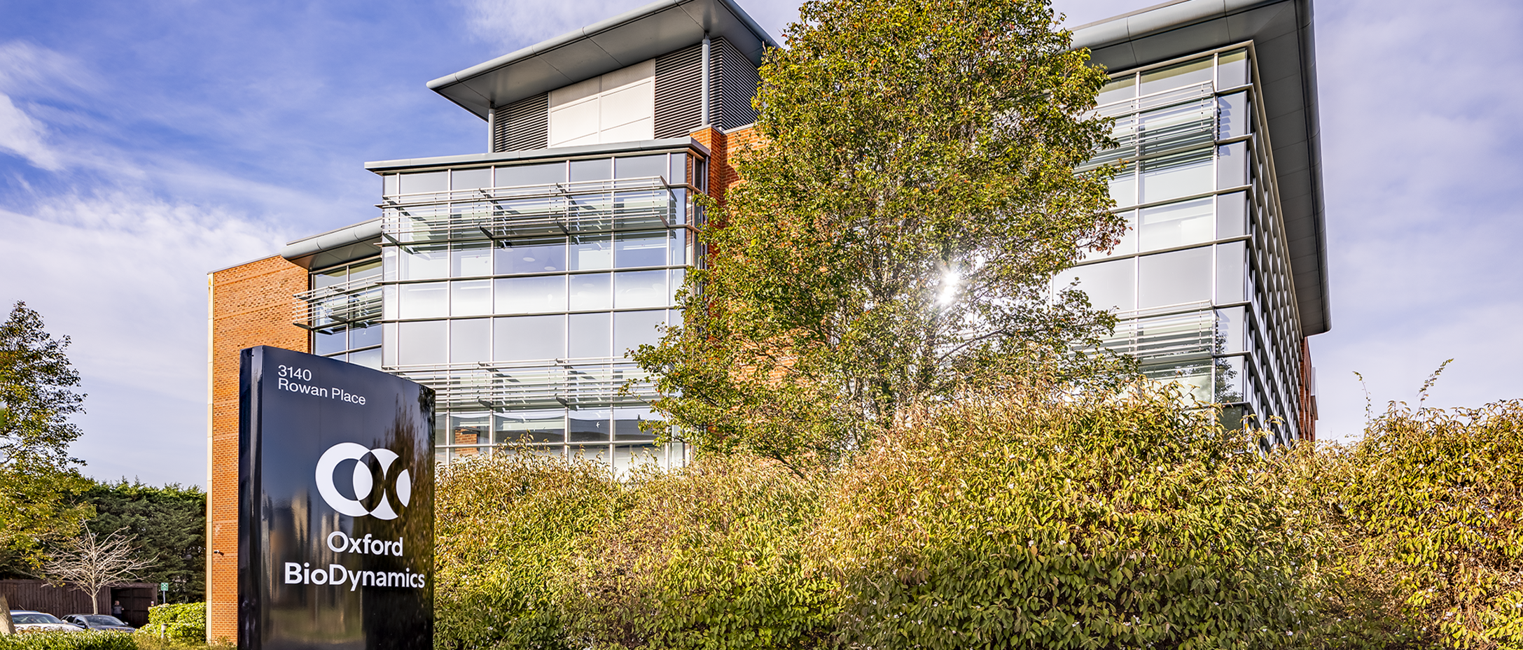 A photograph of Oxford Biodynamics headquarters.