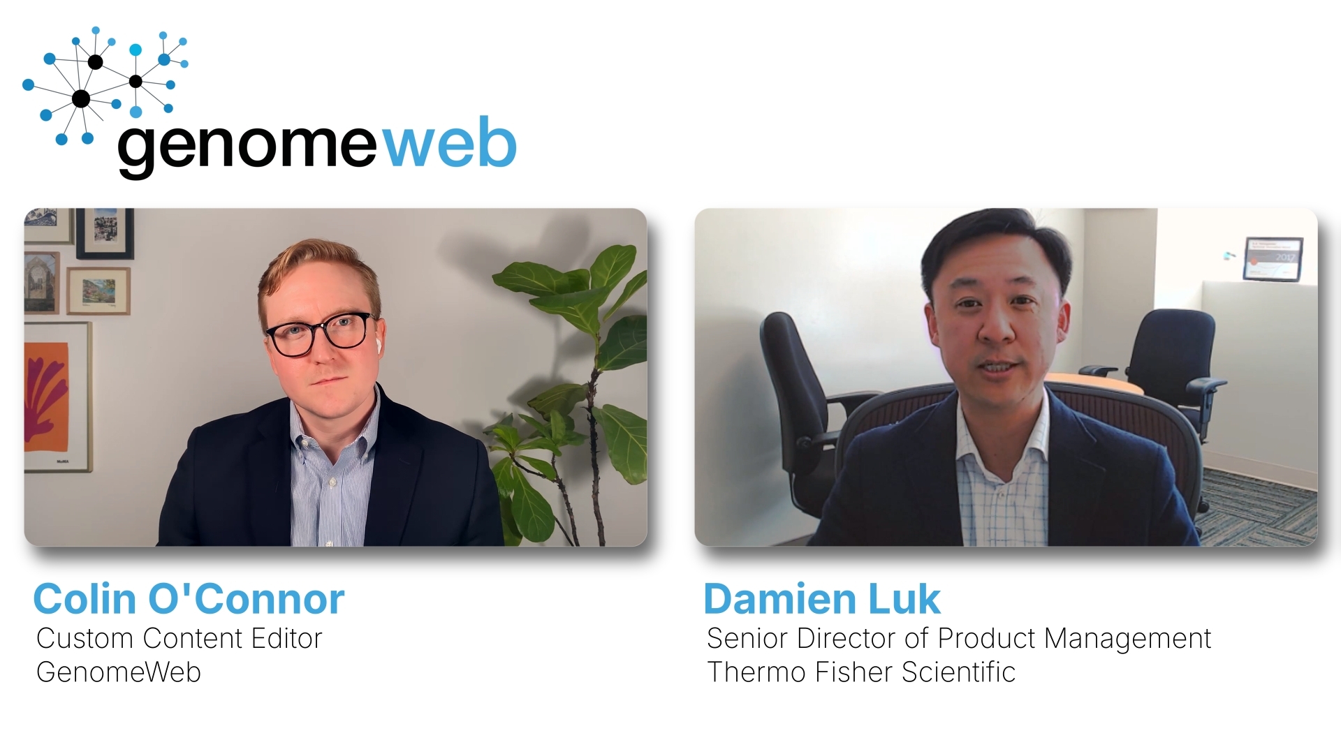 Executive Q&A Videos | GenomeWeb